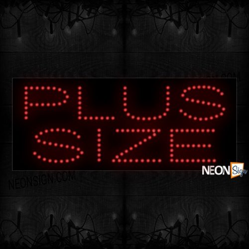 Plus Size red LED Bulb