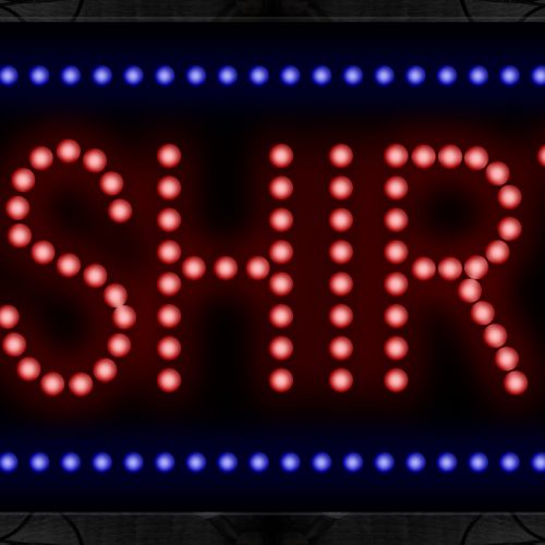 T-Shirts With Blue Lines LED Bulb