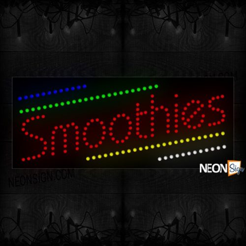 Smoothies With Four Lines LED Bulb