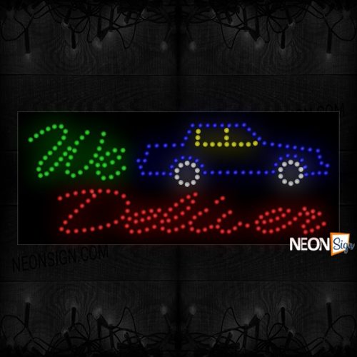 We Delivery With Car LED Bulb