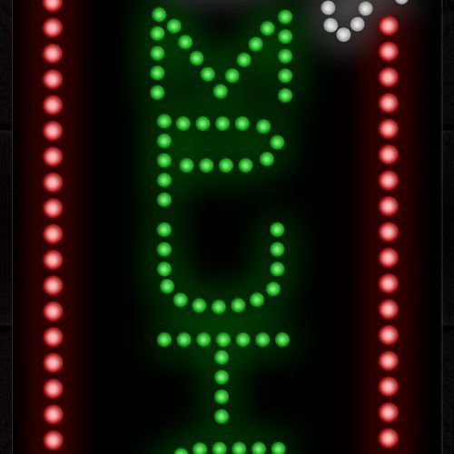 Computer Vertical With Mouse LED Bulb