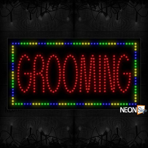 Grooming With Multicolored Border LED Bulb