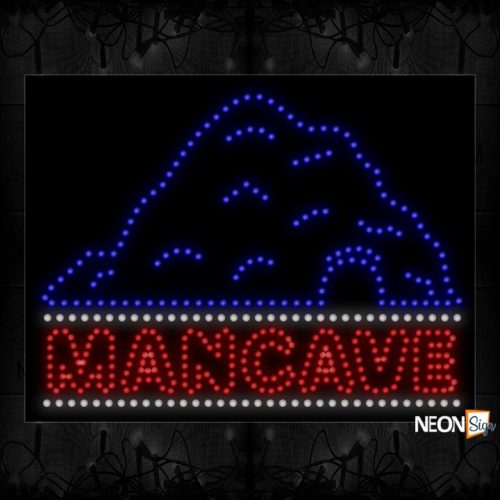 Man Cave With Cave LED Bulb