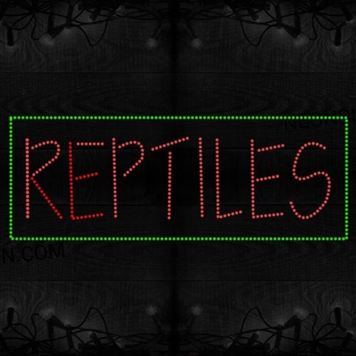 Reptiles With Border LED Bulb