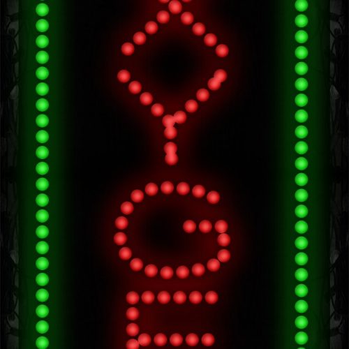 Oxygen With Vertical Border LED Bulb