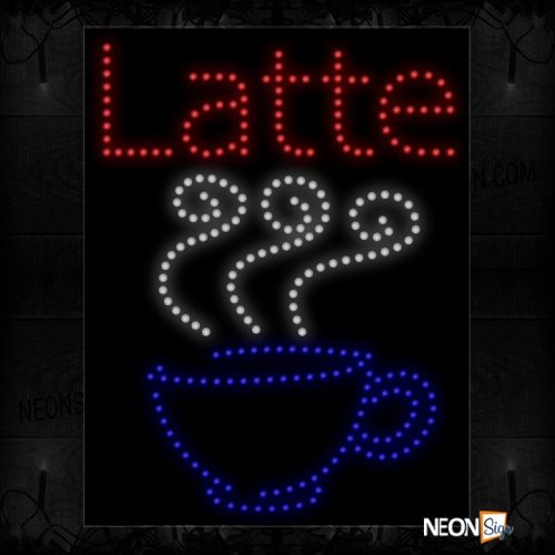 Latte With Cup Logo LED Bulb