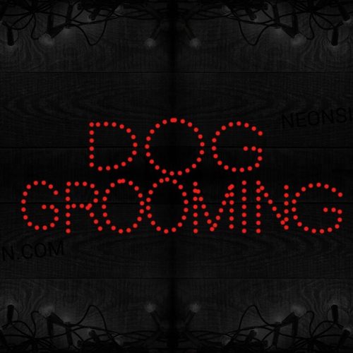Dog Grooming Red LED Bulb