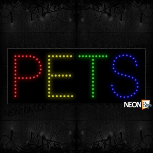 Multicolored Pets LED Bulb