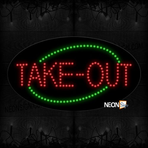 Take Out With Green Arch LED Bulb