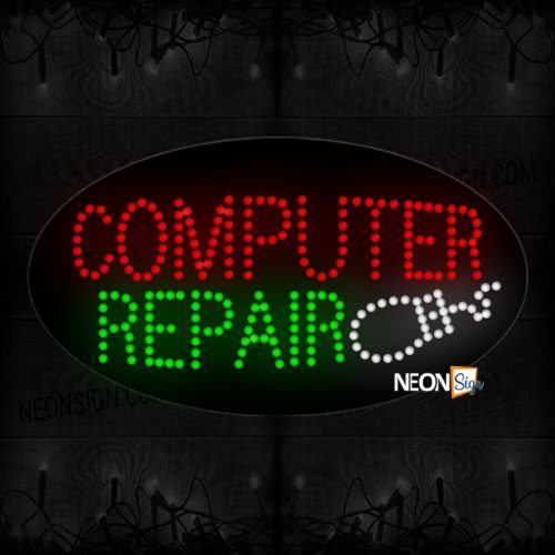 Computer Repair With Mouse LED Bulb