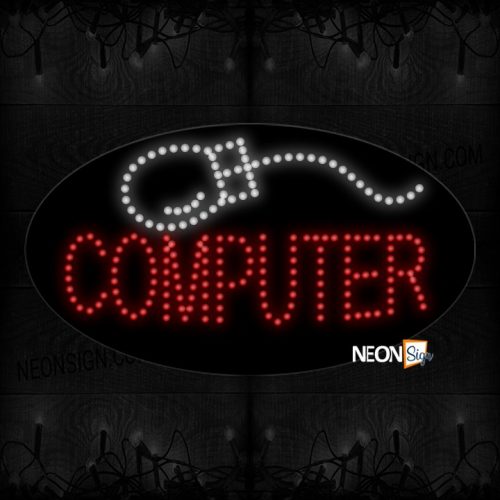 Computer With Mouse LED Bulb