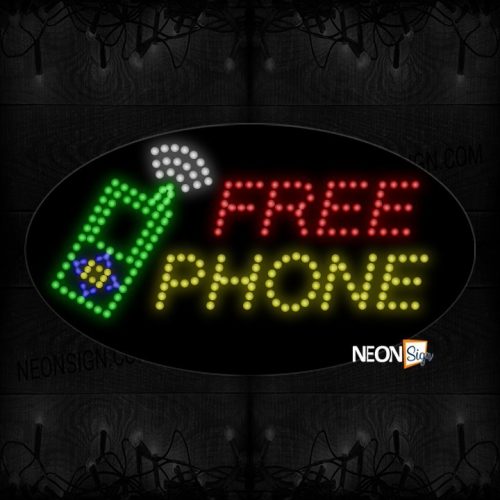 Free Phone With Mobile Logo LED Bulb