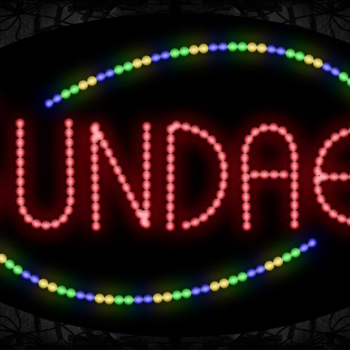 Sundaes With Colorful Arc Border LED Bulb