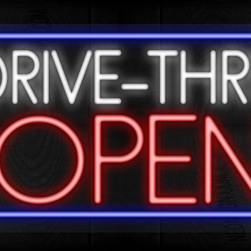 Drive - Thru Open with box LED Flex