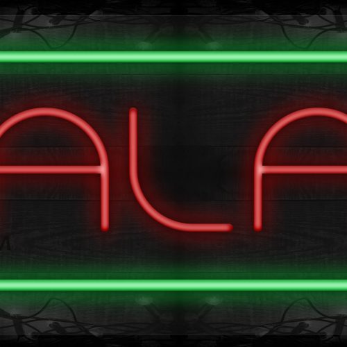 Salad with green border LED Flex