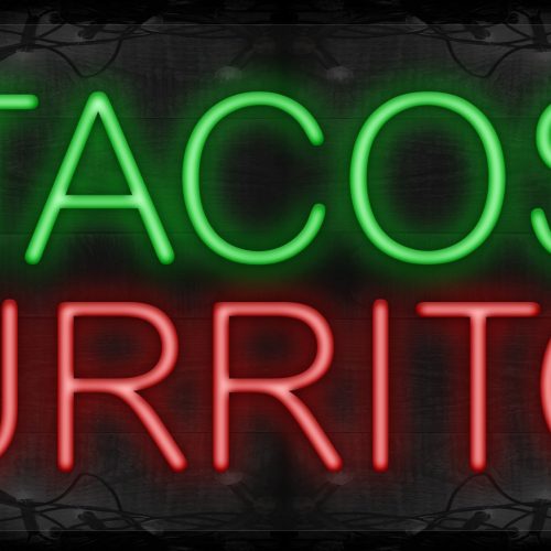 Tacos Burritos LED Flex