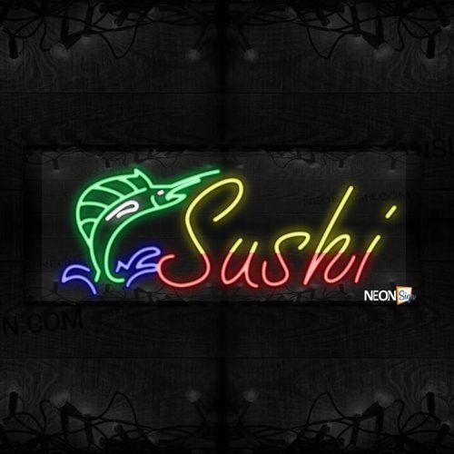 Sushi with Green Swordfish LED Flex