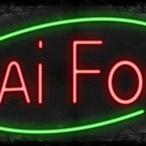 Thai Food with arc border LED Flex