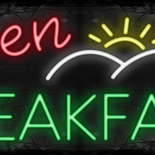 Open Breakfast with sun LED Flex