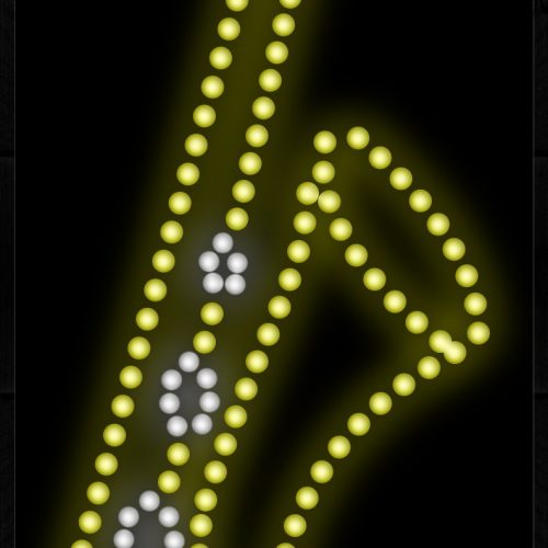 Trumpet In Yellow LED Bulb