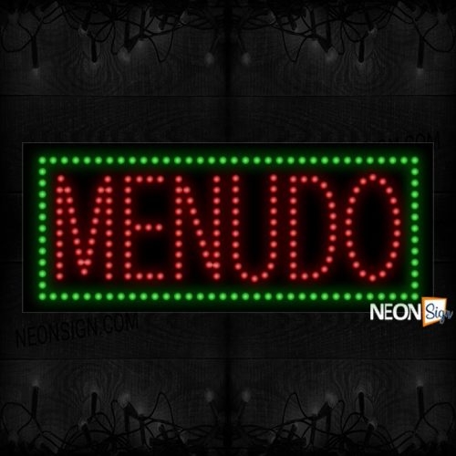 Menudo With Border LED Bulb