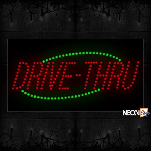 Drive-Thru With Circle LED Bulb