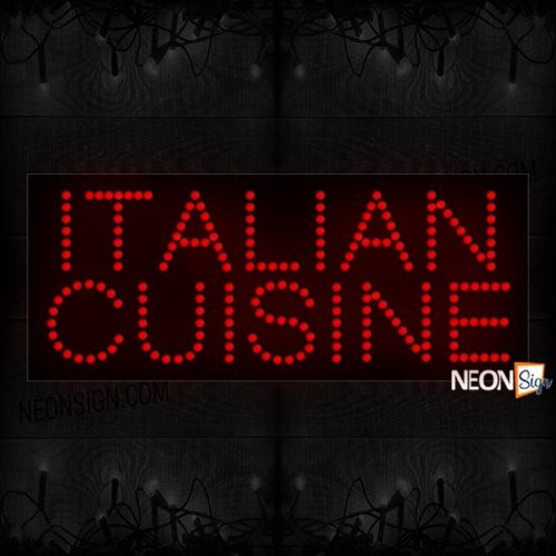Italian Cuisine LED Bulb