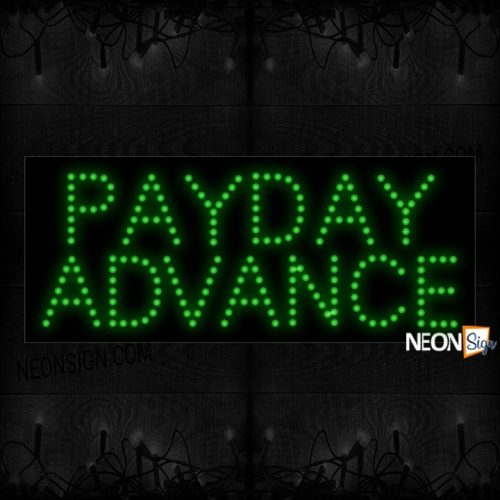 Payday Advance in 2 lines LED Bulb