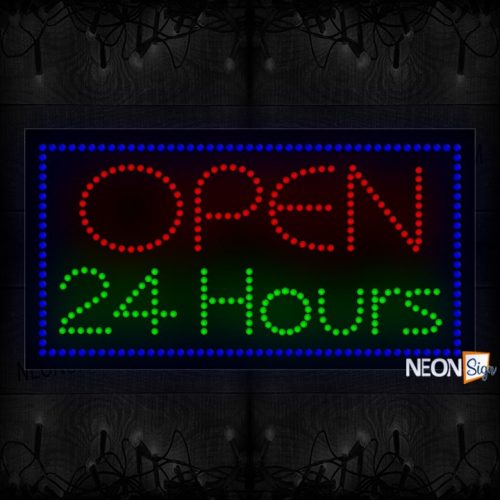 Open 24 Hours LED Bulb