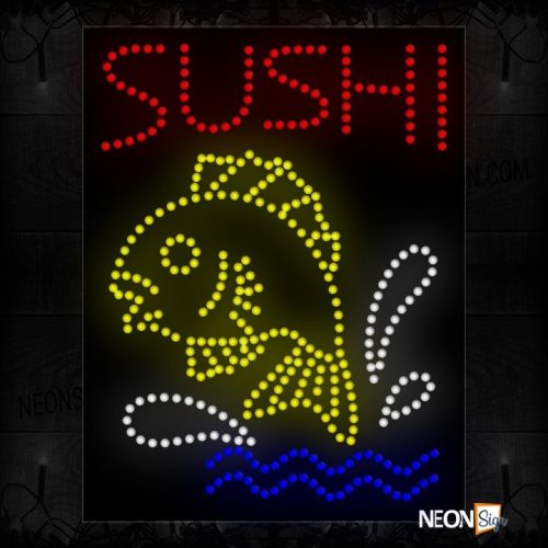Sushi With Yellow Fish LED Bulb