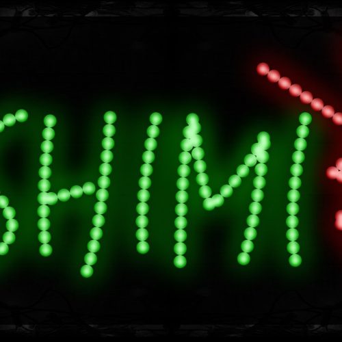 Sashimi With Red LED Bulb