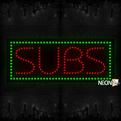 Subs With Borderline LED Bulb