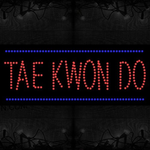 Taekwondo With Horizontal Line LED Bulb