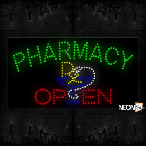Pharmacy Open LED Bulb