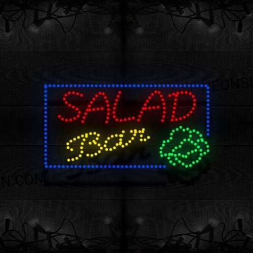 Salad Bar With Border  LED Bulb