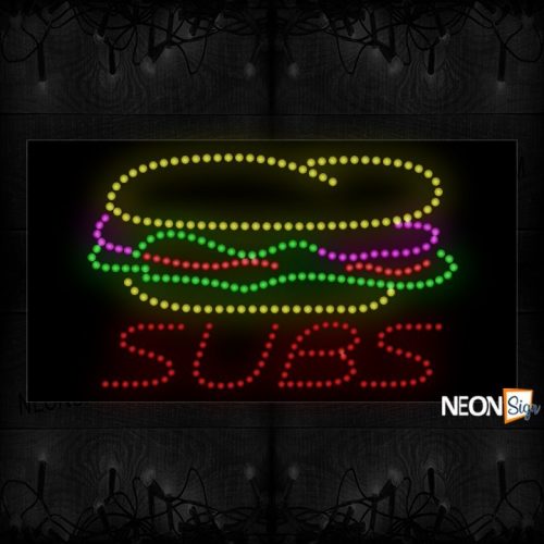 Subs With Sandwich Logo LED Bulb