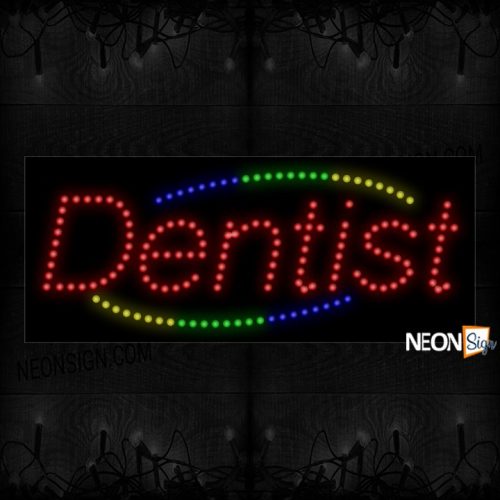 Dentist With Curve Lines LED Bulb