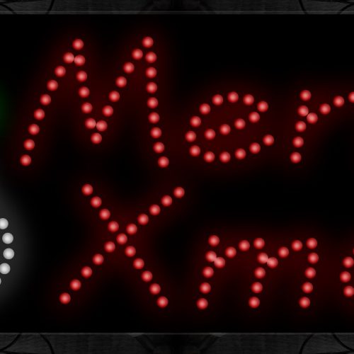 Merry Xmas With Logo LED Bulb
