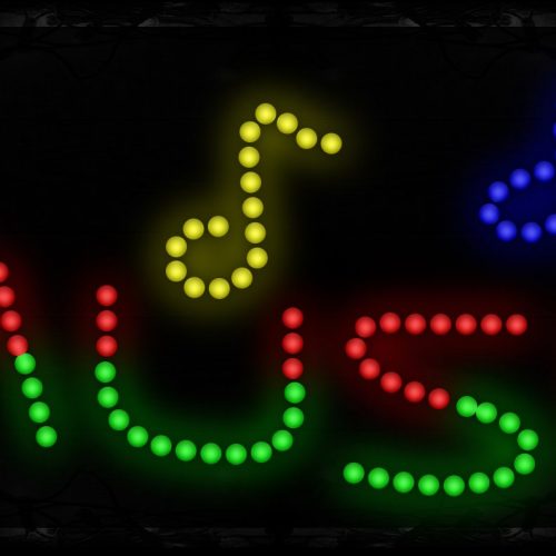 Music With Note LED Bulb