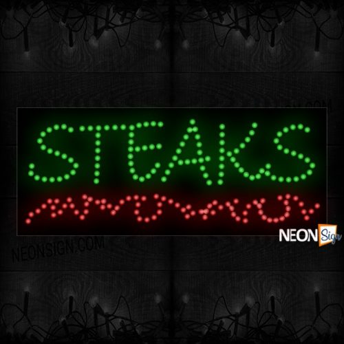 Steaks With Flame LED Bulb