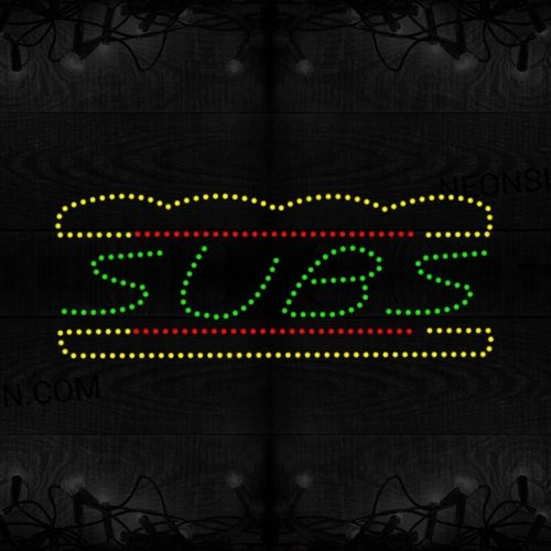 Subs With Ban Logo LED Bulb
