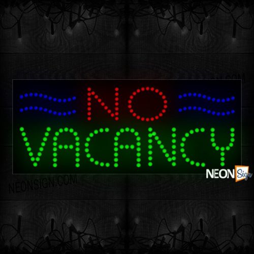 No Vacancy With Curve LED Bulb