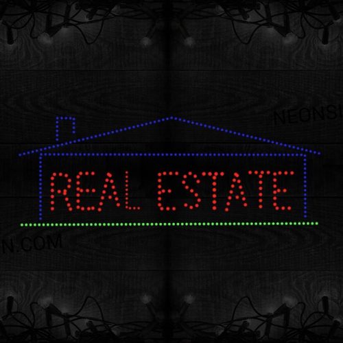 Real Estate With House Logo LED Bulb