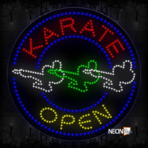 Karate Open With Karate Logo LED Bulb
