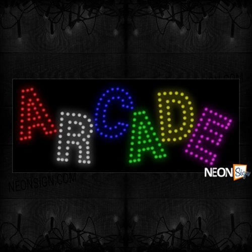 Multicolored 'Arcade' (Double-Stroke) LED Bulb