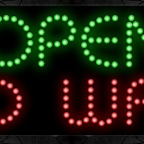 Open No Wait With Border LED Bulb