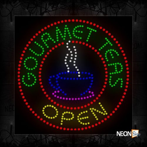 Gourmet Teas Open Full LED Bulb