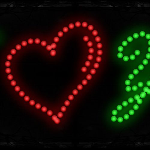 I Heart You LED Bulb