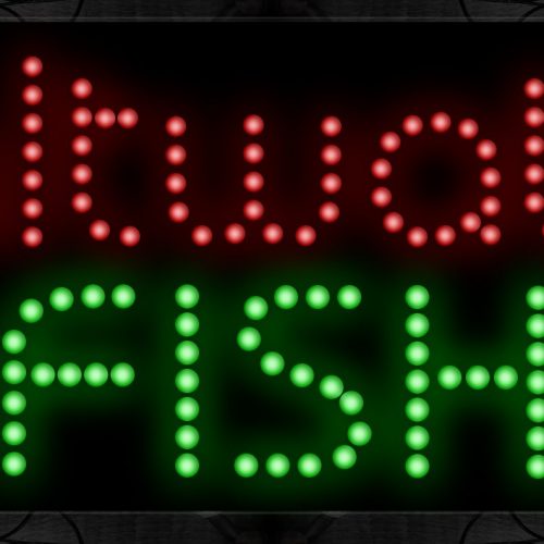 Saltwater Fish With Blue Lines LED Bulb