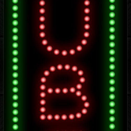 Subs With Green Border (Vertical) LED Bulb